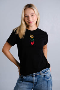 Camiseta Gato Símbolos