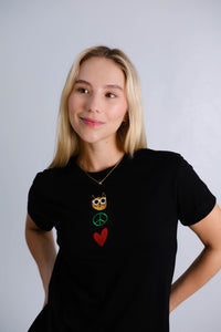 Camiseta Gato Símbolos