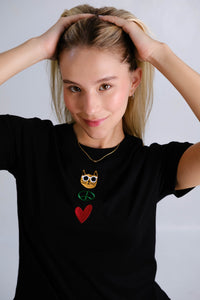 Camiseta Gato Símbolos