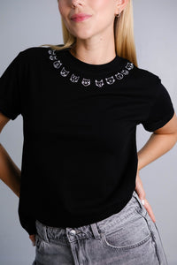 Camiseta Cuello Gatos
