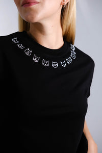 Camiseta Cuello Gatos
